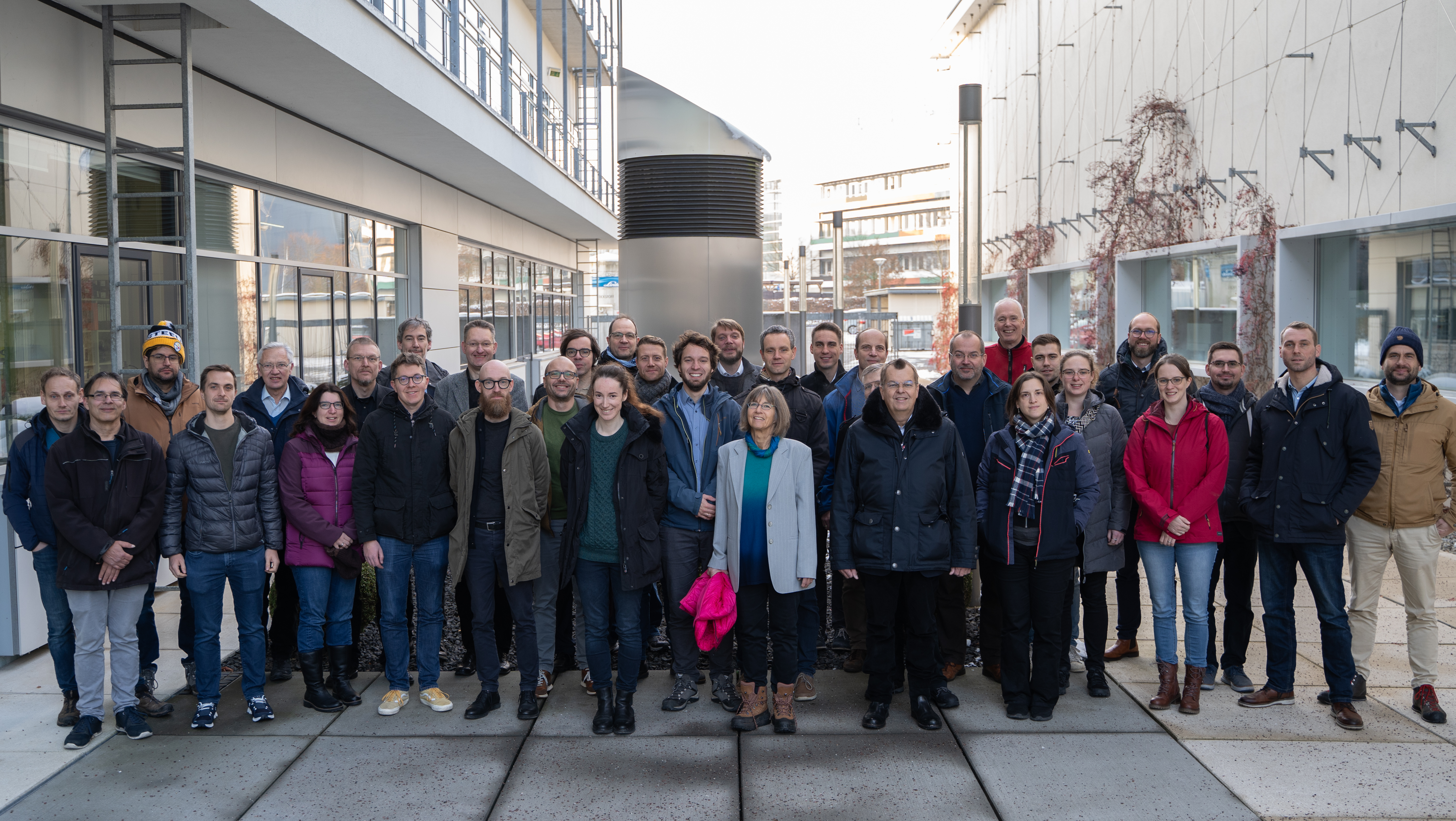 Gruppenfoto vom Kickoff-Treffen des gesamten Konsortiums HySecunda