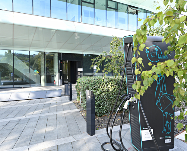 Charging station at the Fraunhofer ISC