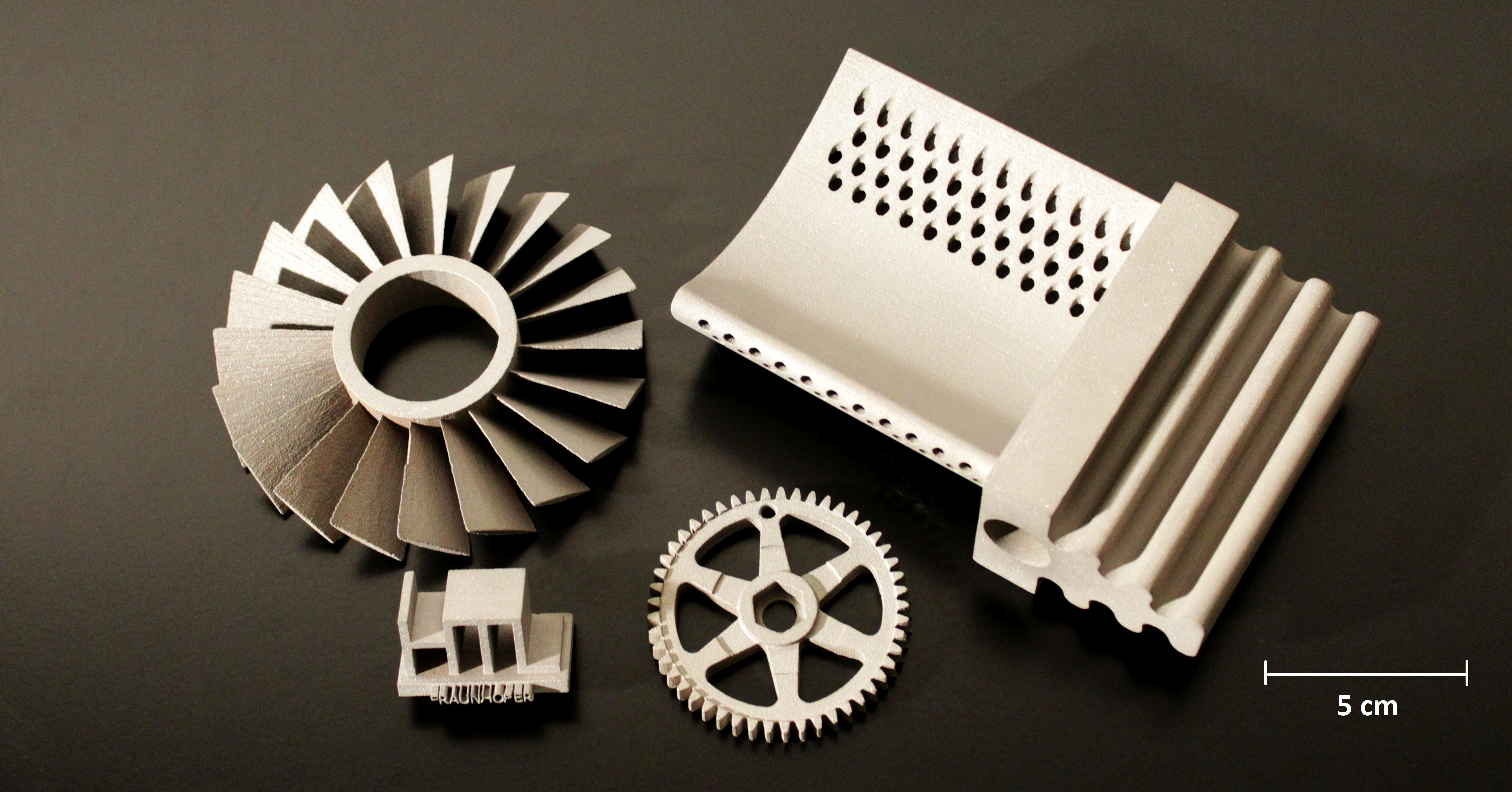 3D-gedruckte Bauteile