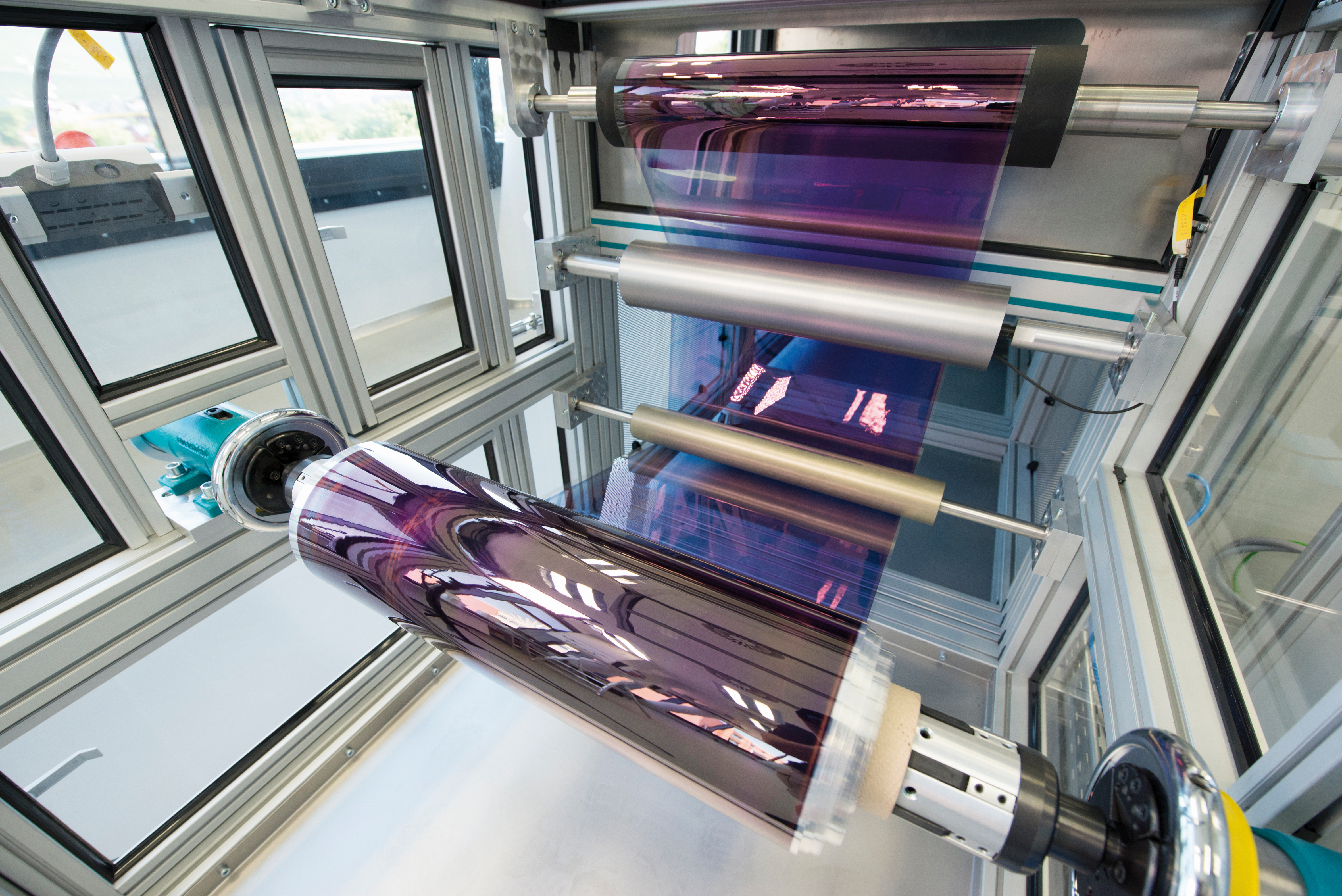 Roll-to-roll coating plant