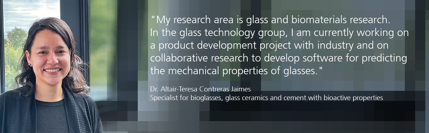 Female Scientists at Fraunhofer ISC / Dr. Altair-Teresa Contreras Jaimes