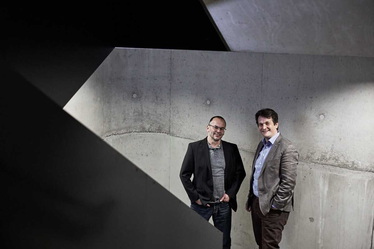 Winners of the Fraunhofer Institute for Silicate Research ISC: Bernhard Durschang (left) and Dr. Jörn Probst.