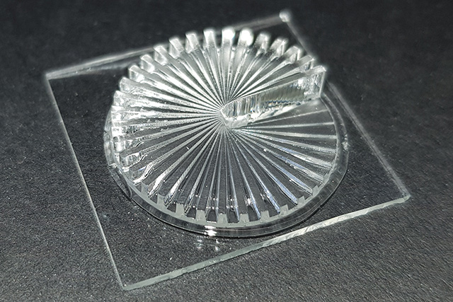 3D printed optical components 